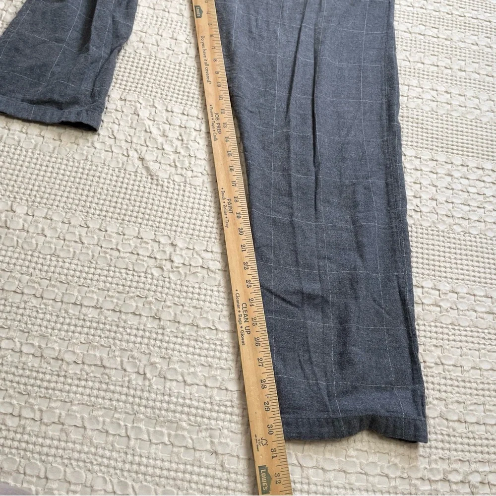 Polo Ralph Lauren‎ Pajama Pants Sleepwear Gray Grid Flannel XL